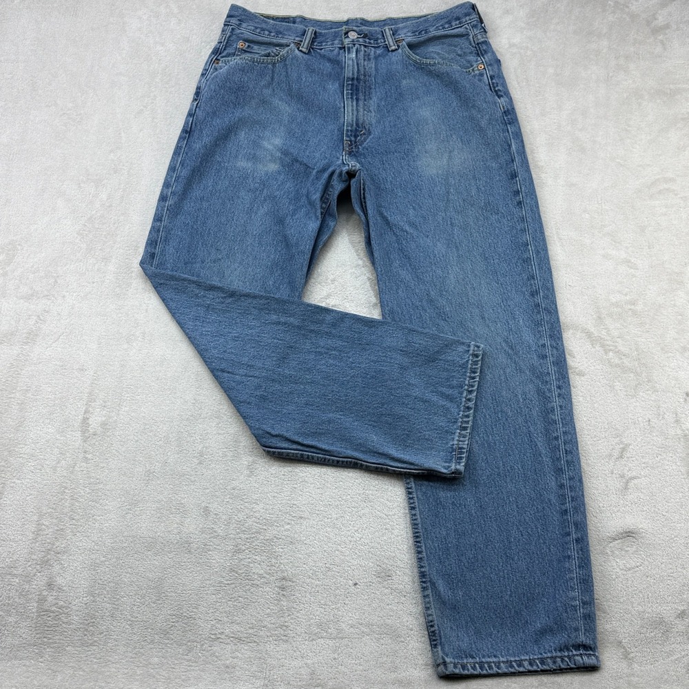 Levi's 550 Relaxed Fit Jeans Men 36x32 Blue Medium Wash Tapered Leg Denim